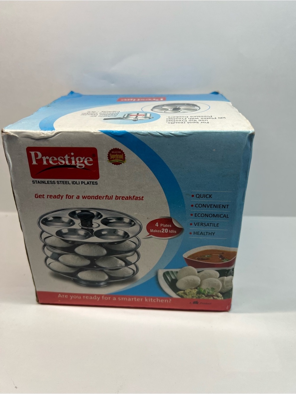 Stainless Steel Idli Maker Stand Cooker 5 Plates South Dish Idli Steam Pot